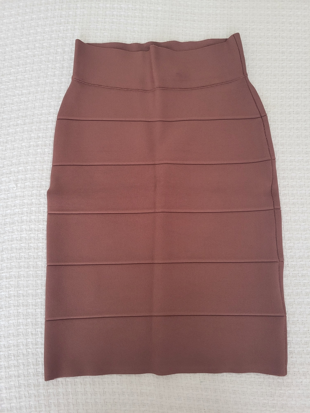 BCBGMaxAzria Brown Bandage Pencil Skirt